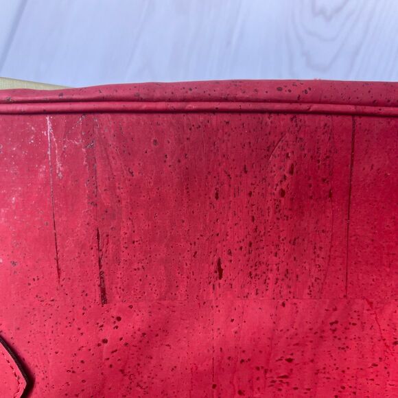 La‎ Flore Paris bobobark Vegan Cork Skin Convertible Backpack Purse Cognac Red main image 11